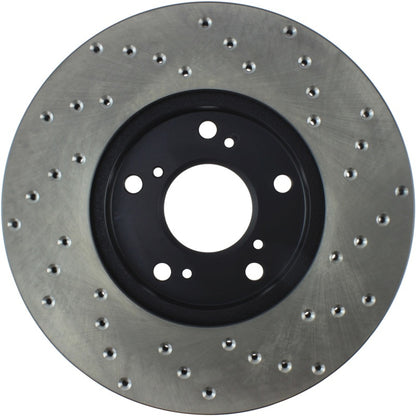 StopTech 06-18 Honda Civic Cryo Drilled Sport Right Front Rotor Stoptech
