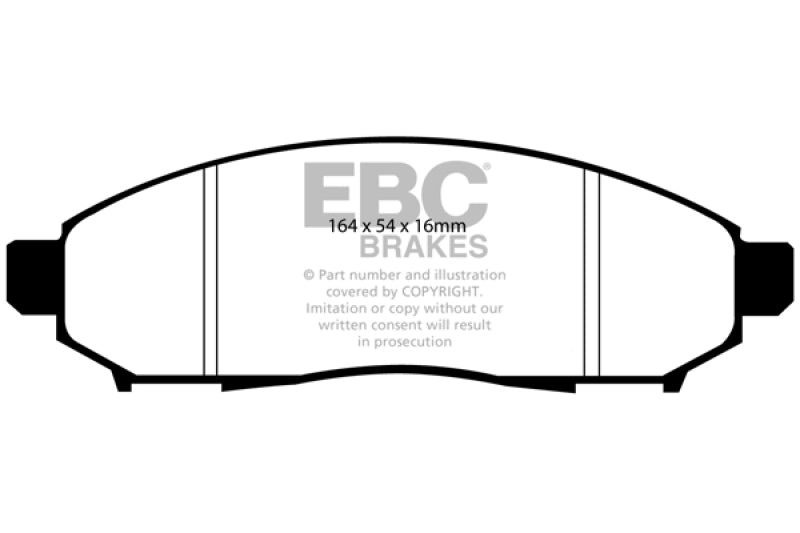 EBC GreenStuff Front Brake Pads - DP21747