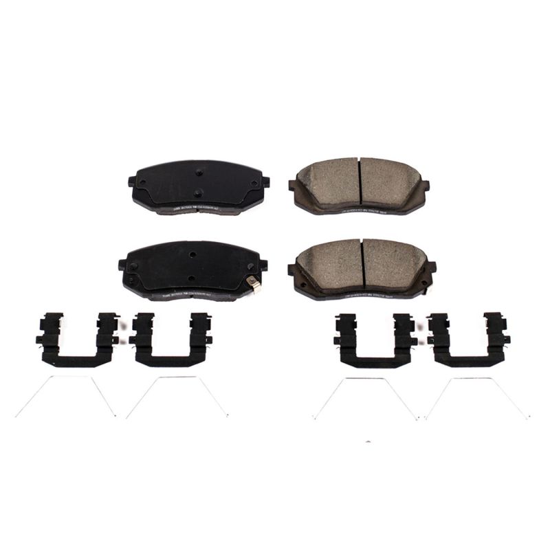 Power Stop 2019 Hyundai Elantra GT Front Z17 Evolution Ceramic Brake Pads w/Hardware PowerStop