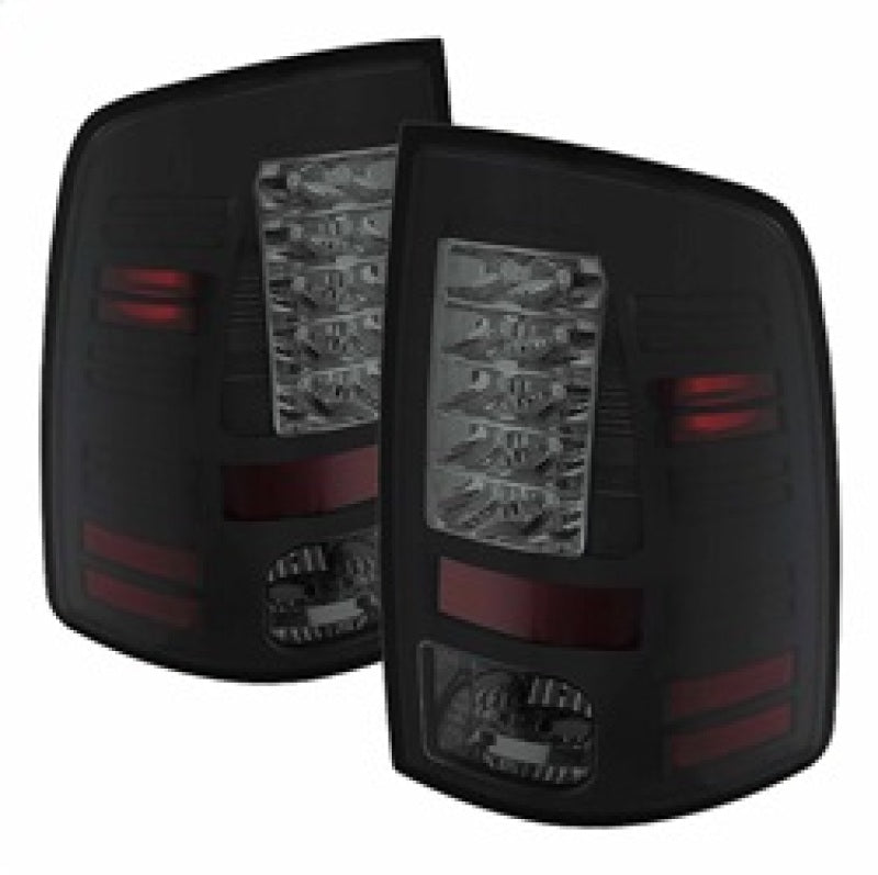 Spyder Dodge Ram 1500 09-14 LED Tail Lights Incandescent- Blk Smke ALT-YD-DRAM09-LED-BSM SPYDER