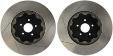 Load image into Gallery viewer, StopTech 09-14 Nissan GT-R AeroRotor 2pc Slotted and Zinc Plated Rear Rotor (Pair)