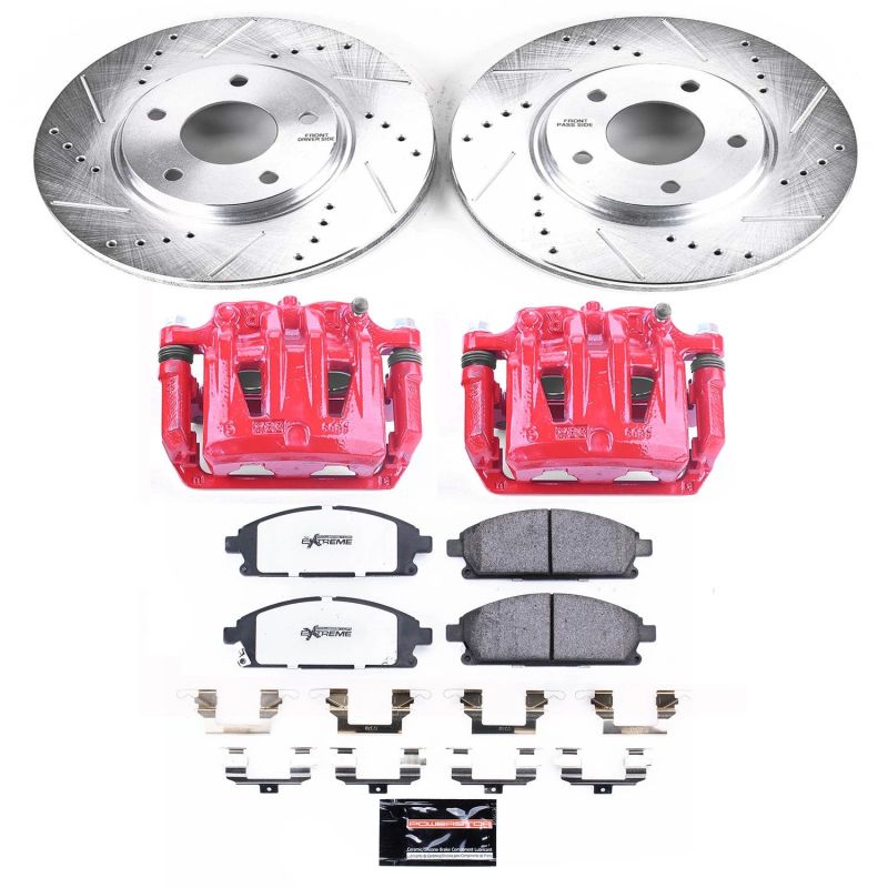 Power Stop 04-09 Nissan Quest Front Z36 Truck & Tow Brake Kit w/Calipers PowerStop