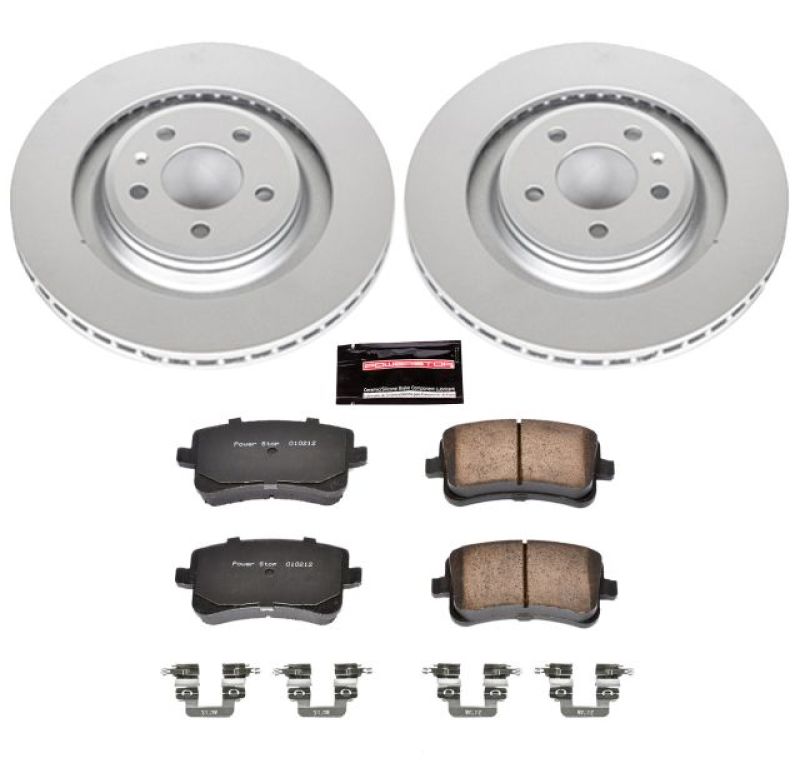 Power Stop 10-11 Audi S4 Rear Z23 Evolution Sport Coated Brake Kit PowerStop