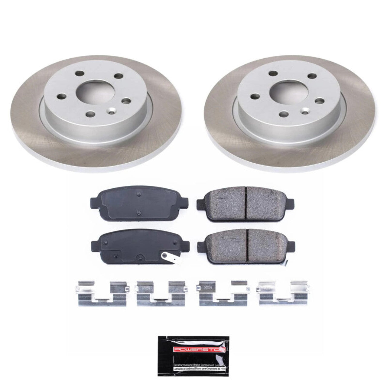 Power Stop 15-17 Ford F-150 Front and Rear Semi-Coated Rotor Kit