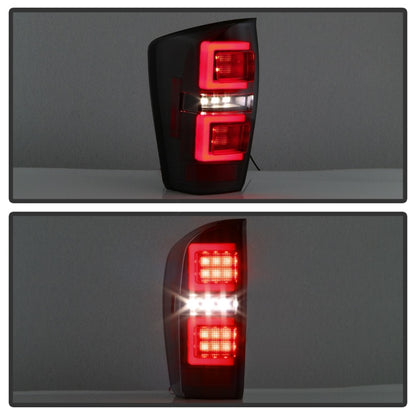 Spyder 16-17 Toyota Tacoma LED Tail Lights - Black Smoke (ALT-YD-TT16-LED-BSM) SPYDER