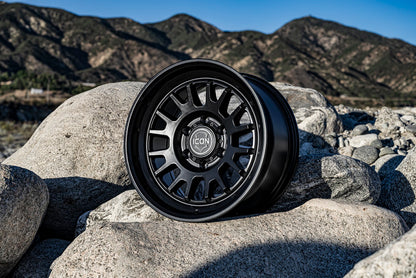 ICON Alloys Anza 17x8.5 5x150 +25mm 5.75" Backspacing Satin Black Wheel - 8217855557SB