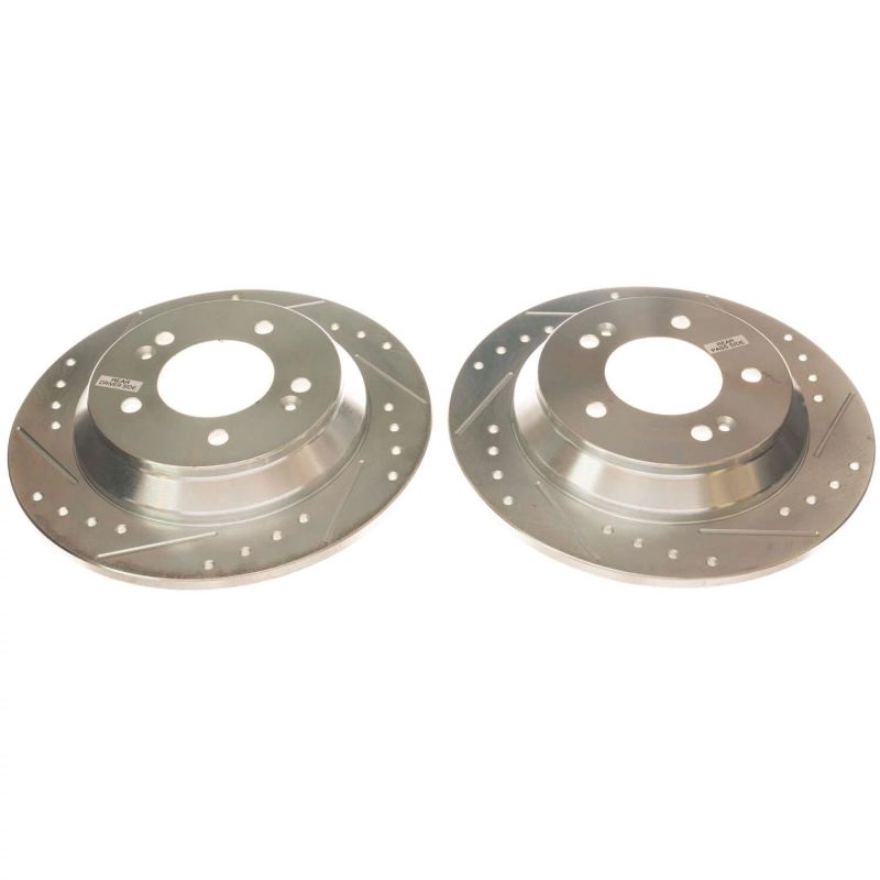 Power Stop 18-20 Hyundai Kona Rear Evolution Drilled & Slotted Rotors - Pair PowerStop
