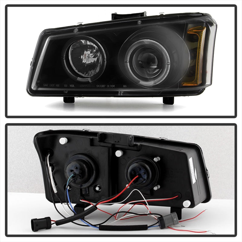 Spyder Chevy Silverado 1500/2500/3500 03-06 Projector Headlights PRO-YD-CS03-AM-BSM SPYDER