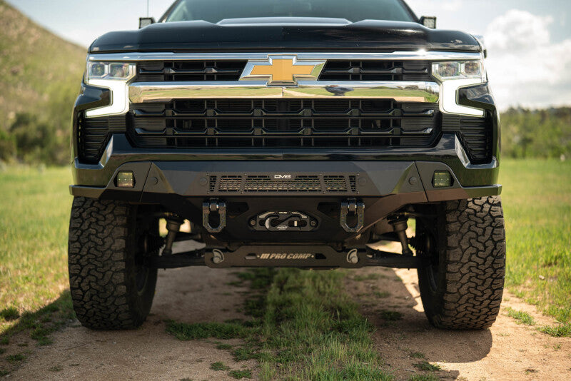 DV8 Offroad 2022+ Chevrolet Silverado 1500 Offroad Spec Series Front Bumper w/ Winch