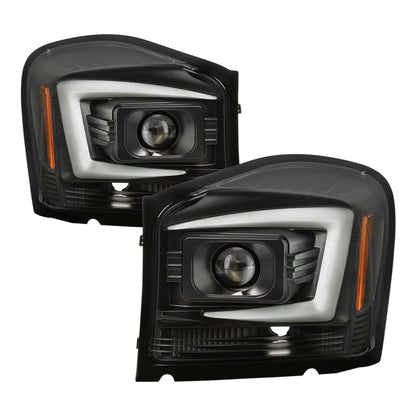 Spyder 04-06 Dodge Durango Projector Headlights - Black PRO-YD-DDU04-LB-BK SPYDER