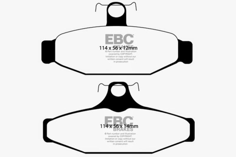 EBC BlueStuff Rear Brake Pads - DP51167NDX EBC