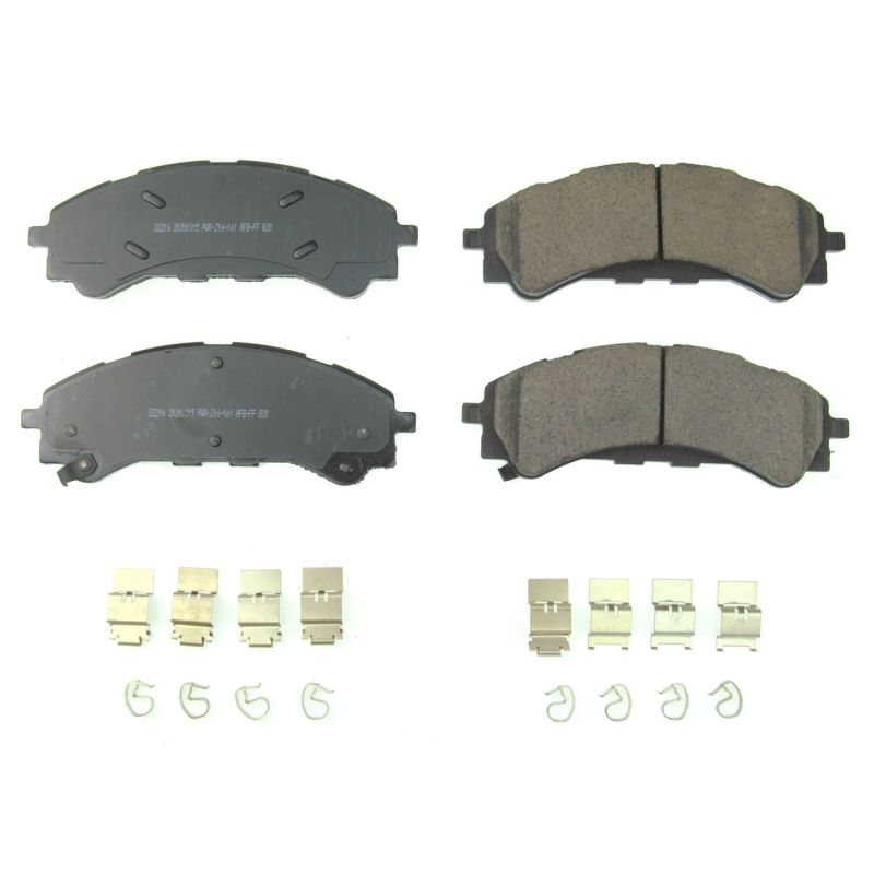 Power Stop 2019 Ford Ranger Front Z17 Evolution Ceramic Brake Pads w/Hardware PowerStop