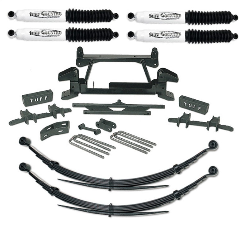 Tuff Country 88-98 Chevy Truck K1500 4x4 6in Lift Kit with Rear Leaf Springs (SX8000 Shocks)