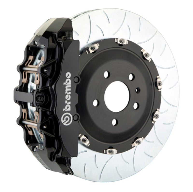 Brembo 22+ Golf R/22+ S3 Front GT BBK 6 Piston Cast 380x34 2pc Rotor Slotted Type3-Black Brembo