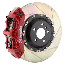 Load image into Gallery viewer, Brembo 03-13 Flying Spur Front GT BBK 6 Piston Cast 411x34 2pc Rotor Slotted Type1 -Red