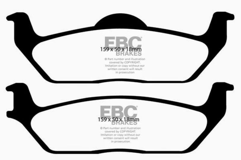 EBC Extra Duty Rear Brake Pads - ED91697 EBC