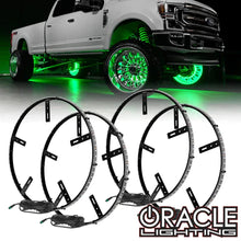 Load image into Gallery viewer, ORACLE LIGHTING LED ILLUMINATED WHEEL RINGS - Double LED - Blue 4228-002