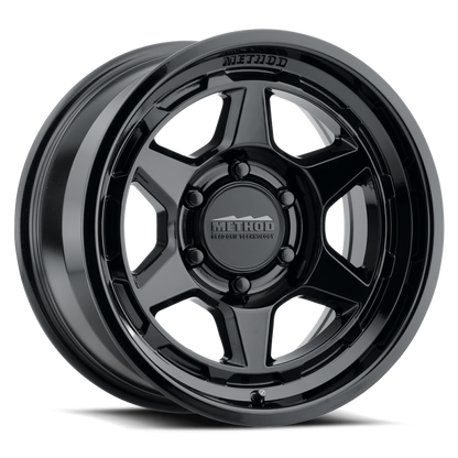 Method MR708 Bead Grip 17x8.5 / 0mm Offset / 6x135 / 4.72 in. BS / 87.00mm Bore - Gloss Black Wheel