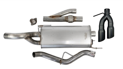 2021-2026 Roush F-150 Side Exit Cat Back Active Ready Exhaust - Black Tip - RSH422264-BLK
