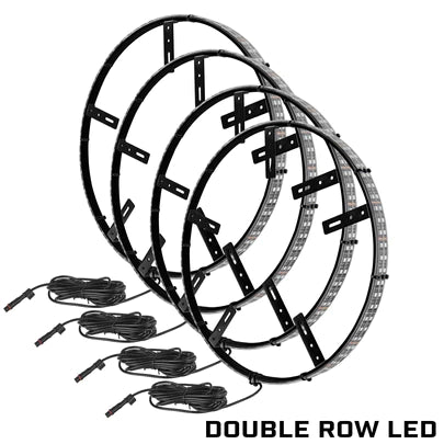 ORACLE LIGHTING LED ILLUMINATED WHEEL RINGS - Double LED - Blue 4228-002 ORACLE Lighting