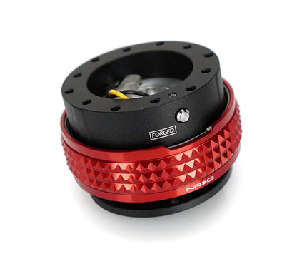 NRG Quick Release Kit - Pyramid Edition - Black Body / Red Pyramid Ring - SRK-210BK-RD