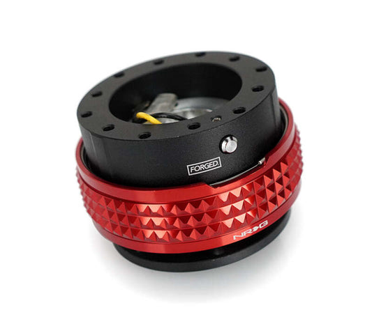 NRG Quick Release Kit - Pyramid Edition - Black Body / Red Pyramid Ring - SRK-210BK-RD