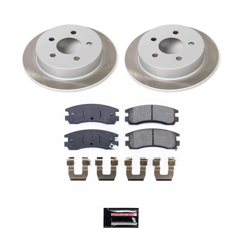 Power Stop 97-03 Pontiac Grand Prix Rear Semi-Coated Rotor Kit PowerStop