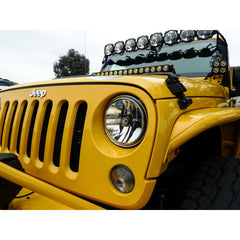 KC HiLiTES 7" Gravity® LED - 2-Headlights - 40W Driving Beam - for 07-18 Jeep JK SKU 42351