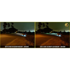 KC HiLiTES 7" Gravity® LED - 2-Headlights - 40W Driving Beam - for 07-18 Jeep JK SKU 42351