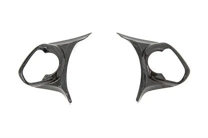 OLM LE Dry Carbon Fiber Steering Wheel Covers - 2017-2024 Subaru BRZ / Toyota GR86