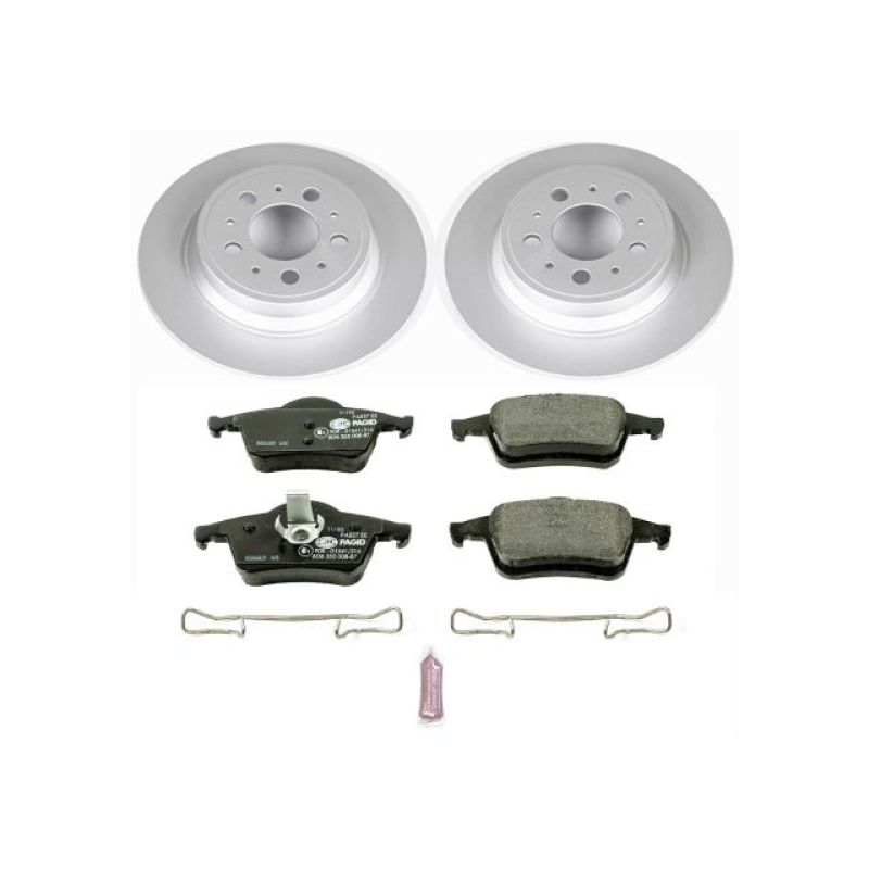 Power Stop 01-09 Volvo S60 Rear Euro-Stop Brake Kit PowerStop