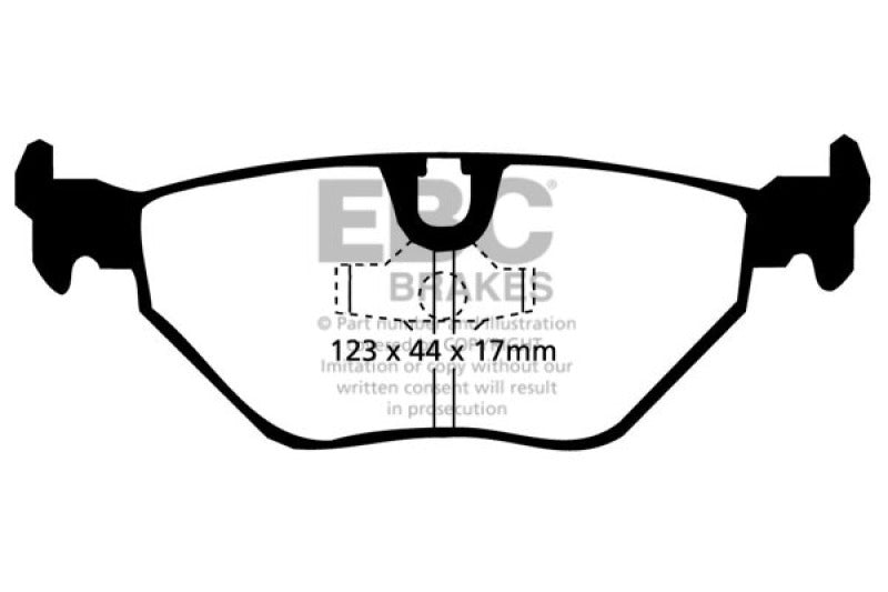 EBC Ultimax2 Rear Brake Pads - UD396 EBC