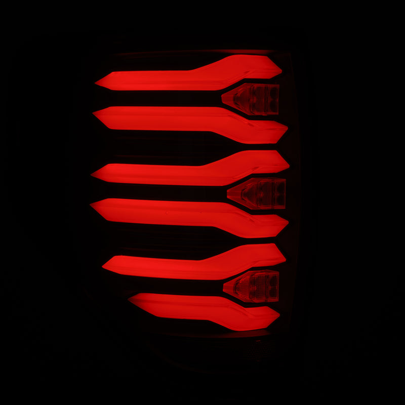 AlphaRex 09-14 Ford F150 LUXX LED Tailights - Black Housing