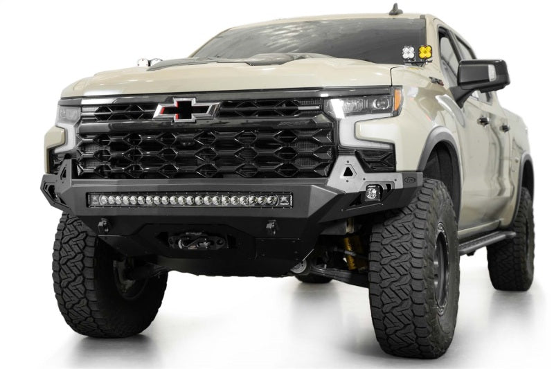 Addictive Desert Designs 2022+ Chevy Silverado 1500 ZR2 Stealth Fighter Front Bumper Addictive Desert Designs