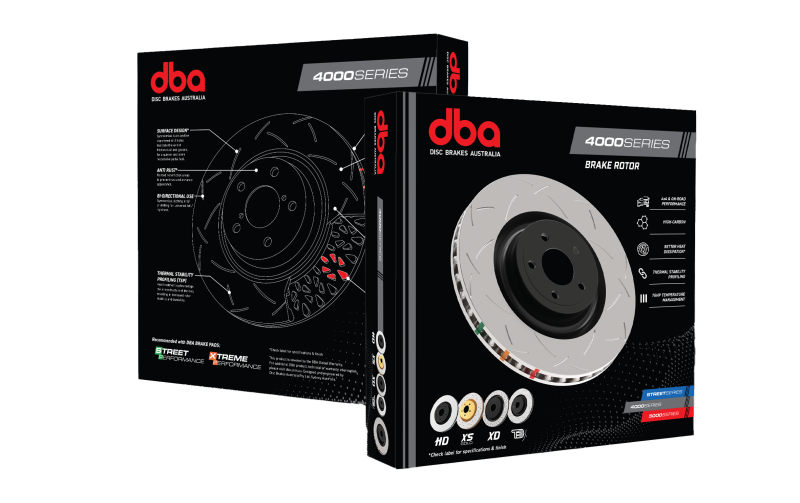 DBA 93-97 Jeep Grand Cherokee Rear 4000 Series Drilled & Slotted Rotor