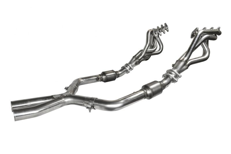 Kooks 05-10 Ford Mustang GT Manual 1 5/8in x 2 1/2in SS Long Tube Headers and OEM Catted SS X Pipe Kooks Headers