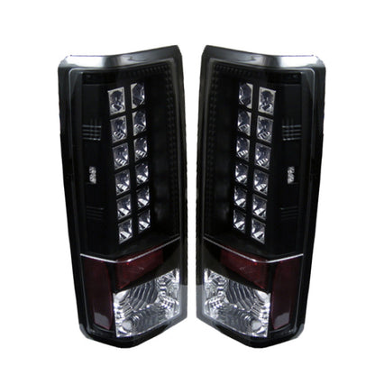 Spyder Chevy Astro/Safari 85-05 LED Tail Lights Black ALT-YD-CAS85-LED-BK SPYDER