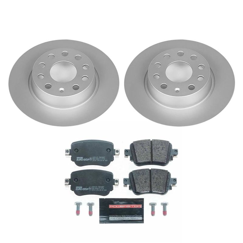 Power Stop 15-18 Volkswagen GTI Rear Euro-Stop Brake Kit PowerStop