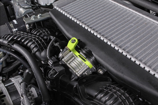 Perrin 2022+ Subaru WRX/19-23 Ascent/Legacy/Outback Top Mount Intercooler Bracket - Neon Yellow Perrin Performance