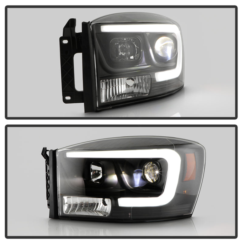 Spyder 06-08 Dodge Ram 1500 LED Headlights - Black PRO-YD-DR06PL-BK SPYDER