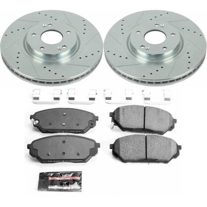 Power Stop 07-12 Hyundai Veracruz Front Z23 Evolution Sport Brake Kit PowerStop