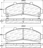 StopTech Premium Ceramic Brake Pads - 308.06520