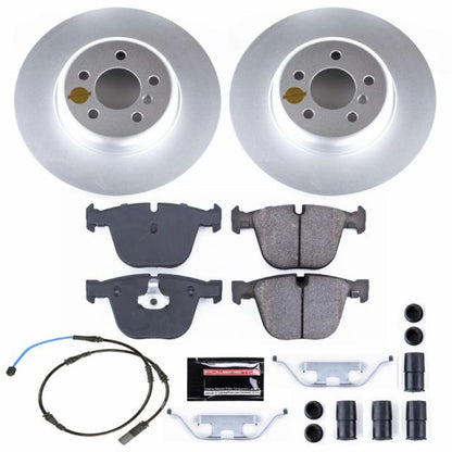 Power Stop 10-17 BMW 535i GT Rear Z23 Evolution Sport Coated Brake Kit PowerStop