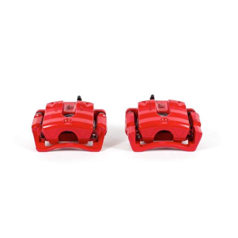 Power Stop 08-14 Cadillac CTS Rear Red Calipers w/Brackets - Pair PowerStop