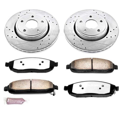 Power Stop 06-10 Jeep Commander Front Z36 Truck & Tow Brake Kit PowerStop