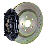 Brembo SS Rear GT BBK 4 Piston Cast 365x28 1pc Rotor Drilled-Black