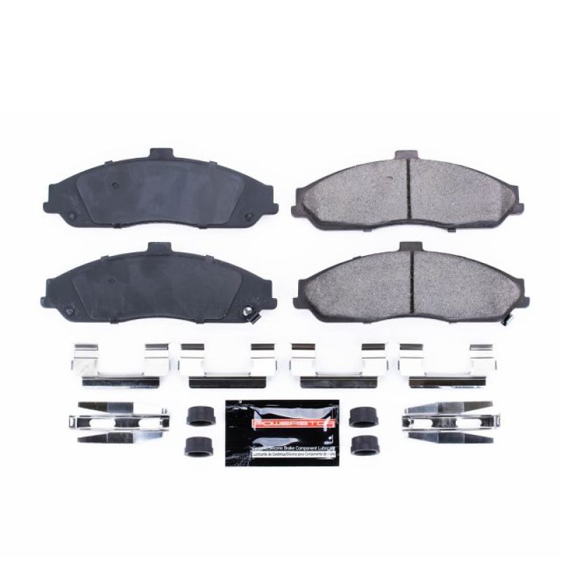 Power Stop 04-09 Cadillac XLR Front Z23 Evolution Sport Brake Pads w/Hardware PowerStop