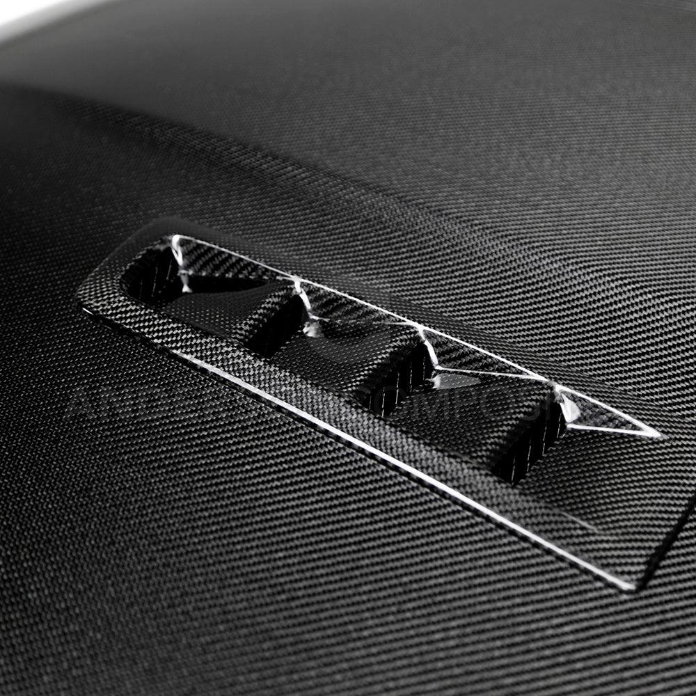 Anderson Composites 16-18 Ford Focus RS Carbon Fiber Hood Type-RS - AC-HD16FDFO-RS