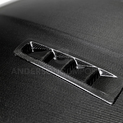 Anderson Composites 16-18 Ford Focus RS Carbon Fiber Hood Type-RS - AC-HD16FDFO-RS