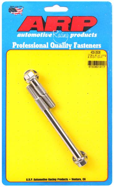 ARP GM M10 Hex SS 7.775 / 4.470in  Starter Bolt Kit 430-3506
